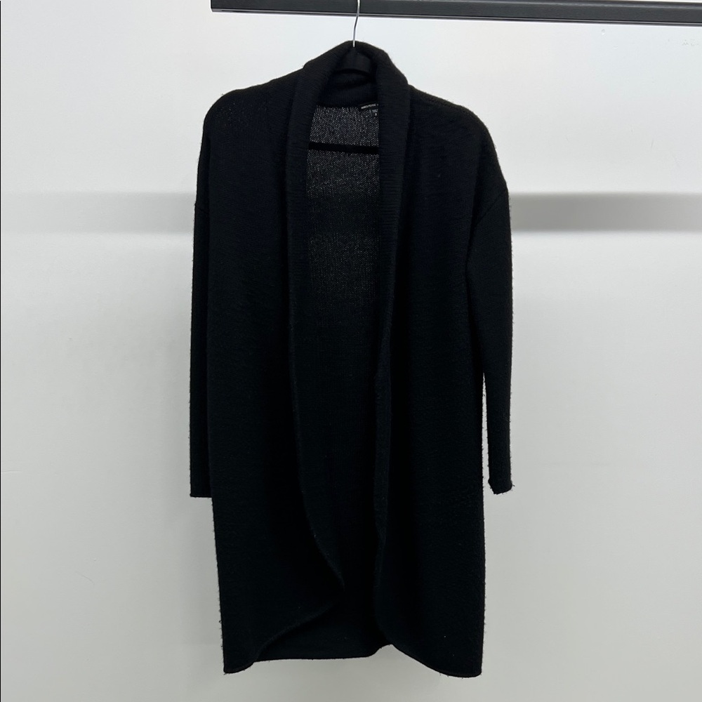 James Perse 100% Cashmere Black Cardigan